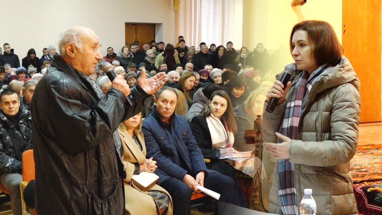 De la Davos la Dondușeni. Maia Sandu a discutat cu localnicii despre indexarea cu 14,1% a pensiilor [VIDEO]