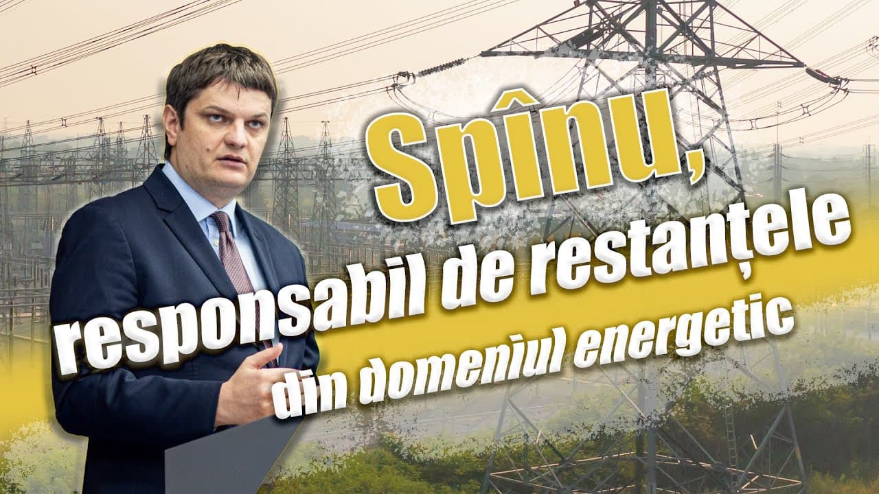 Spînu, responsabil de restanțe în domeniul energetic [VIDEO]