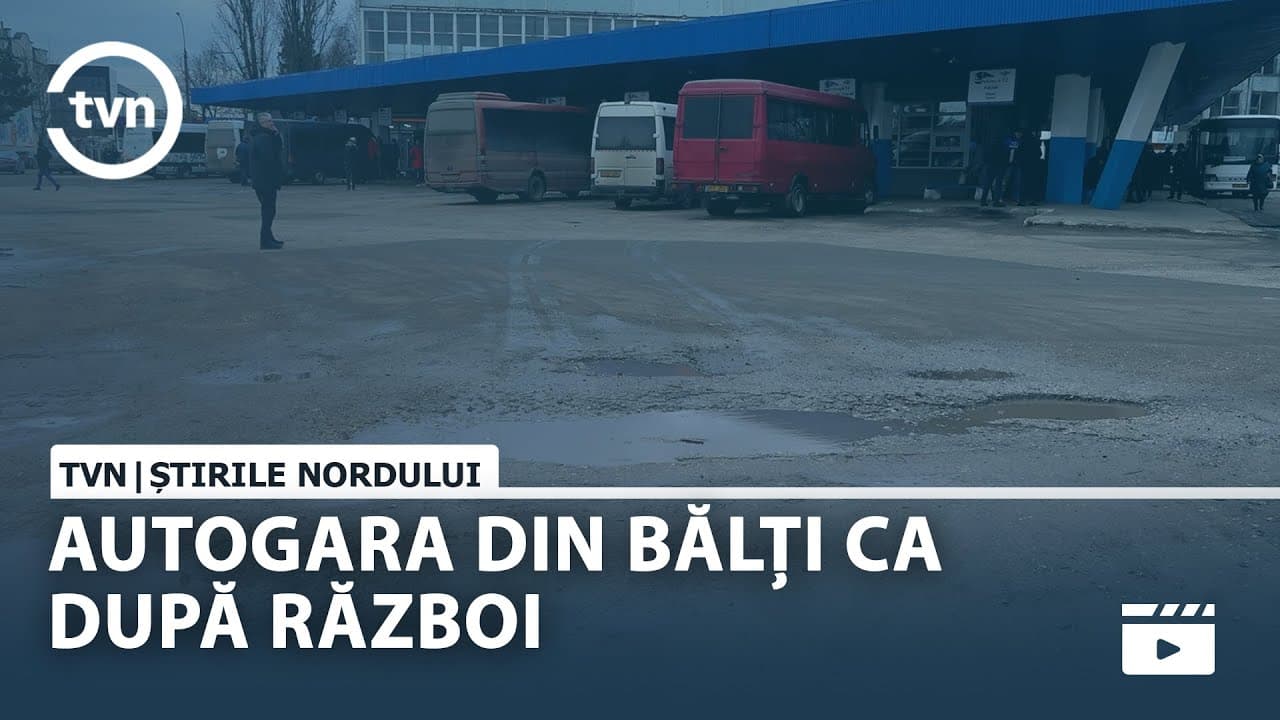 Autogara din Bălți arată ca după război [VIDEO]