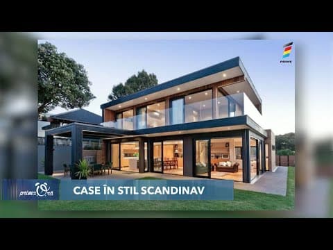 Casele în stil scandinav, populare în Moldova: Se construiesc în 60 zile [VIDEO]