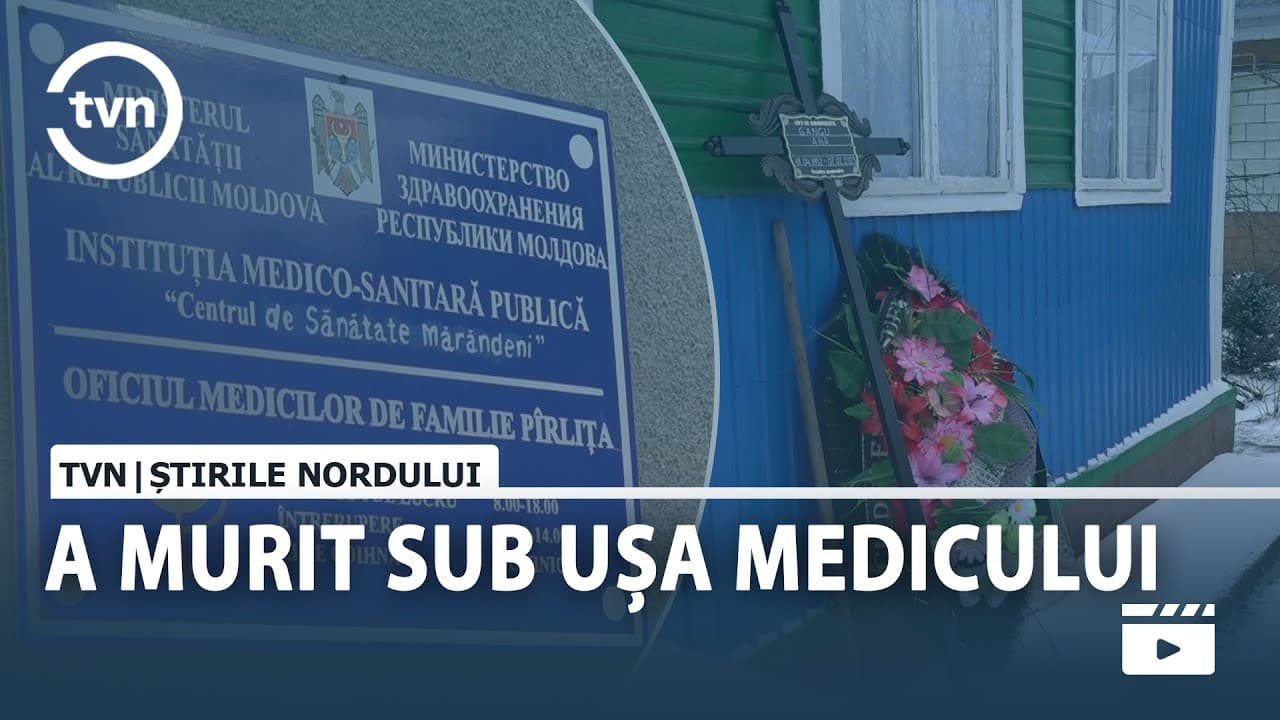 Raionul Fălești: O femeie a murit sub ușa medicului de familie [VIDEO]