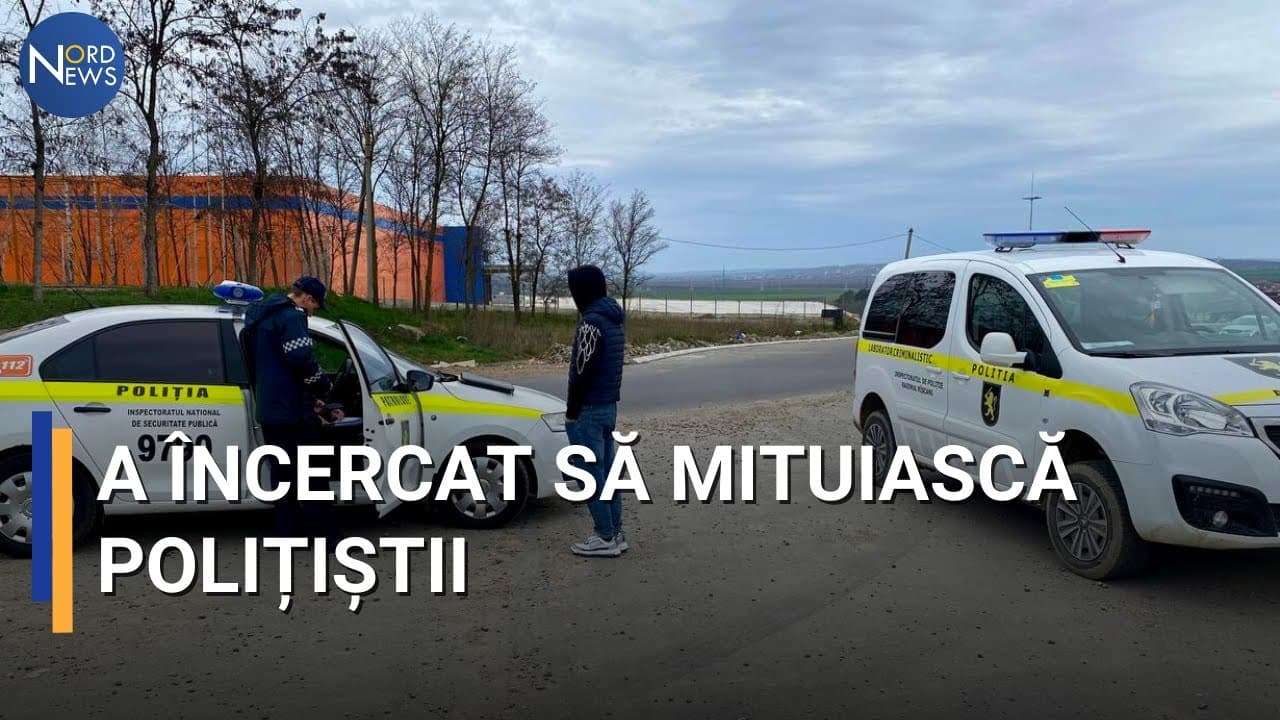 Un tânăr din Râșcani s-a ales cu dosar penal, după ce a propus mită [VIDEO]