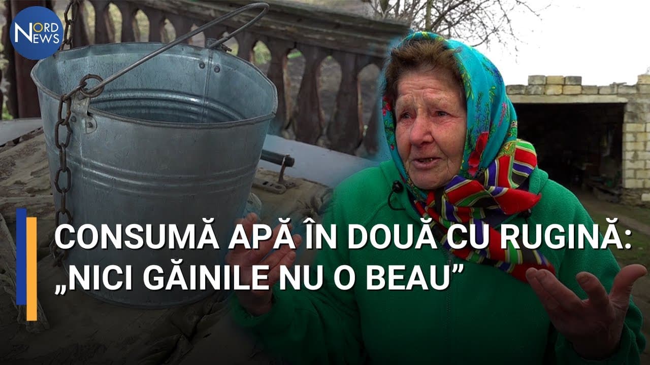 Locuitorii din satul Pelinia consumă apă în două cu rugină: Nici găinile nu o beau [VIDEO]