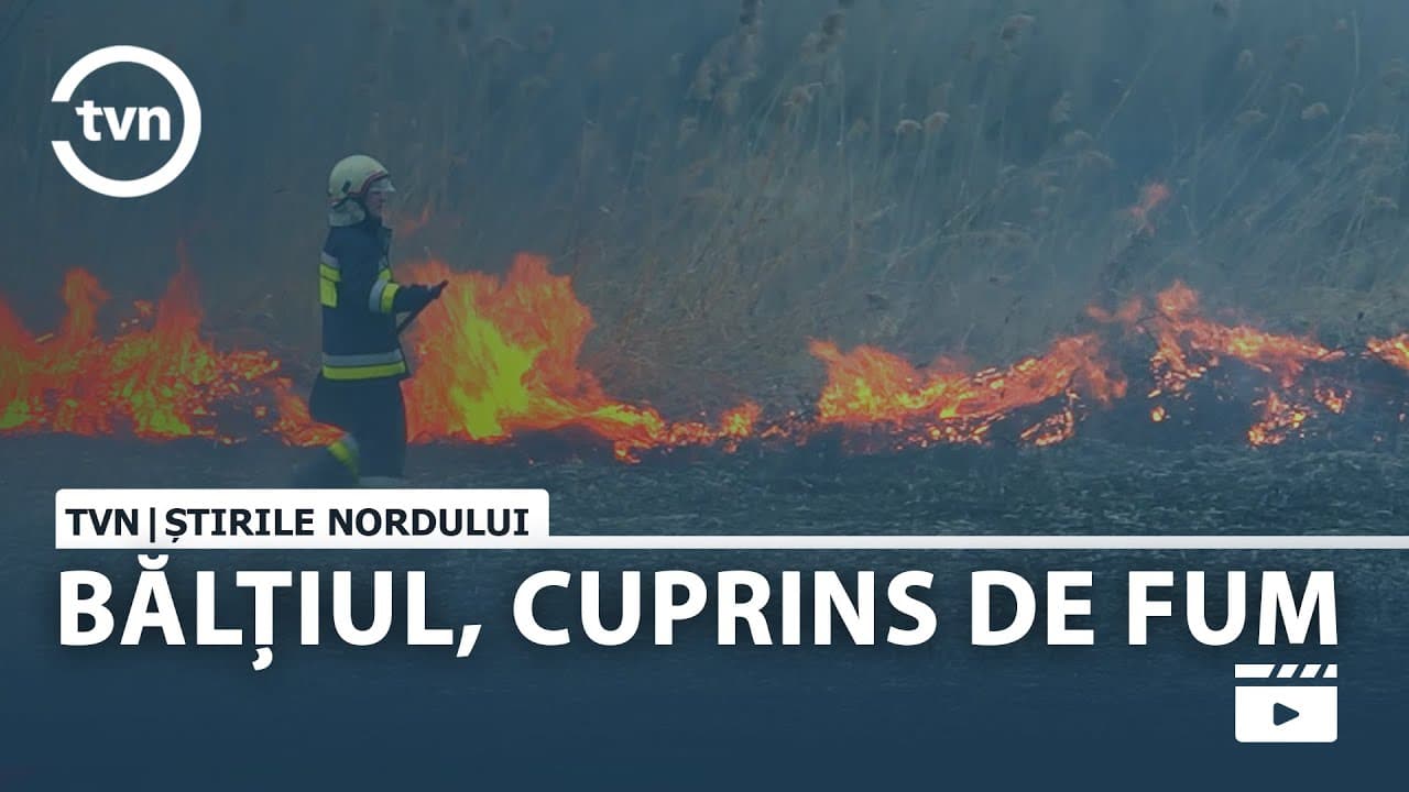 BĂLȚIUL, CUPRINS DE FUM [VIDEO]