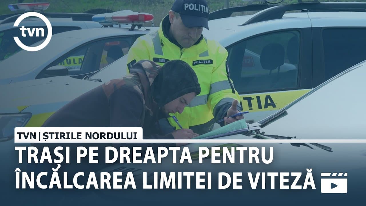 Raionul Rîșcani: Șoferii care au depășit limita de viteză, opriți de poliție [VIDEO]