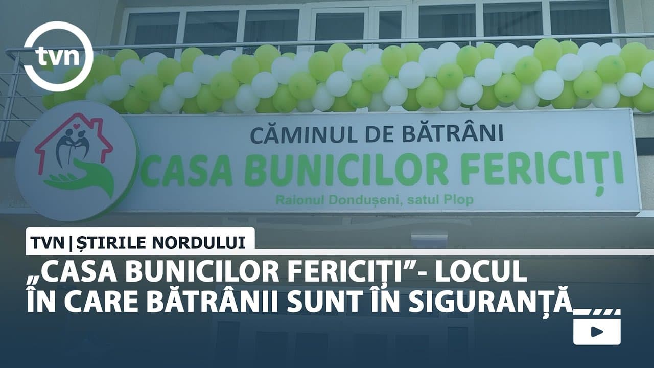 Casa bunicilor fericiți: În raionul Dondușeni s-a deschis un cămin pentru pensionari [VIDEO]