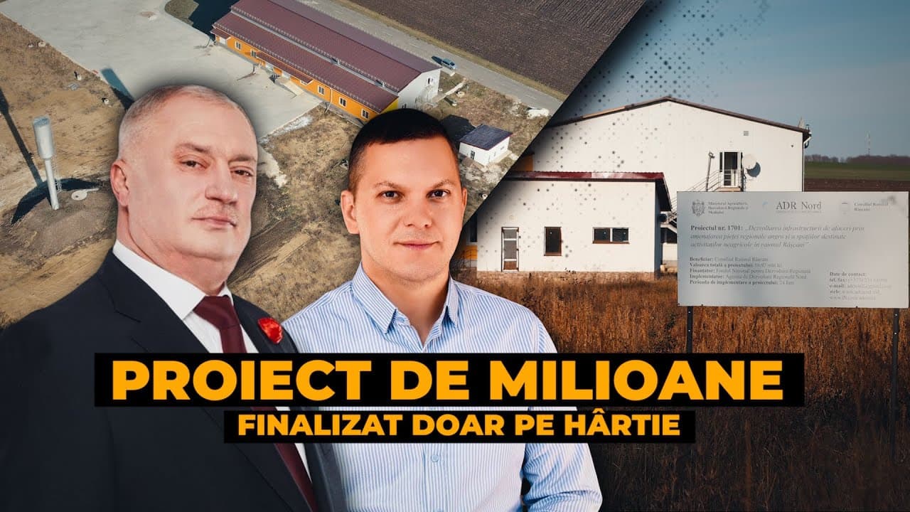 Proiect de milioane în orașul Rîșcani, finalizat doar pe hârtie [VIDEO]