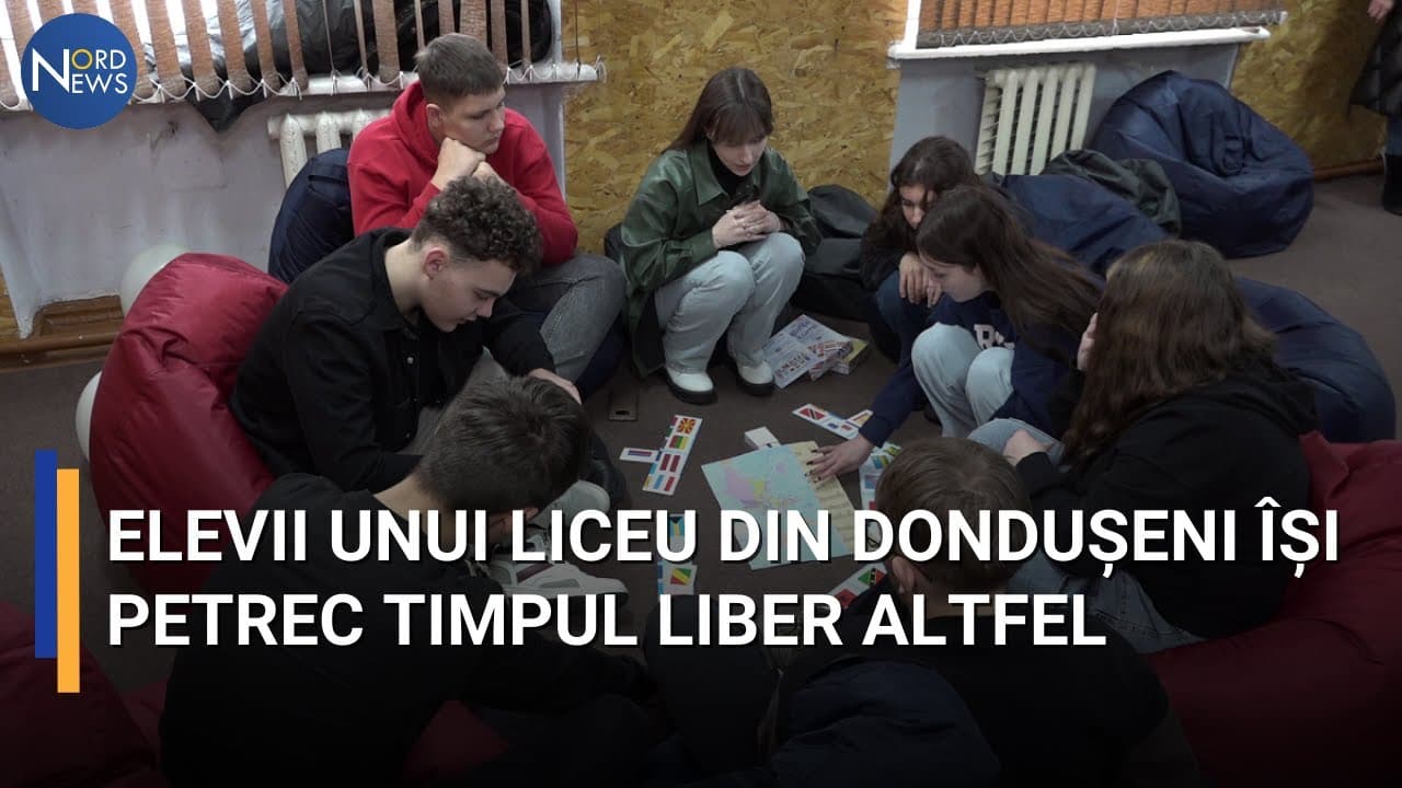 Elevii unui liceu din Dondușeni își petrec timpul liber altfel [VIDEO]