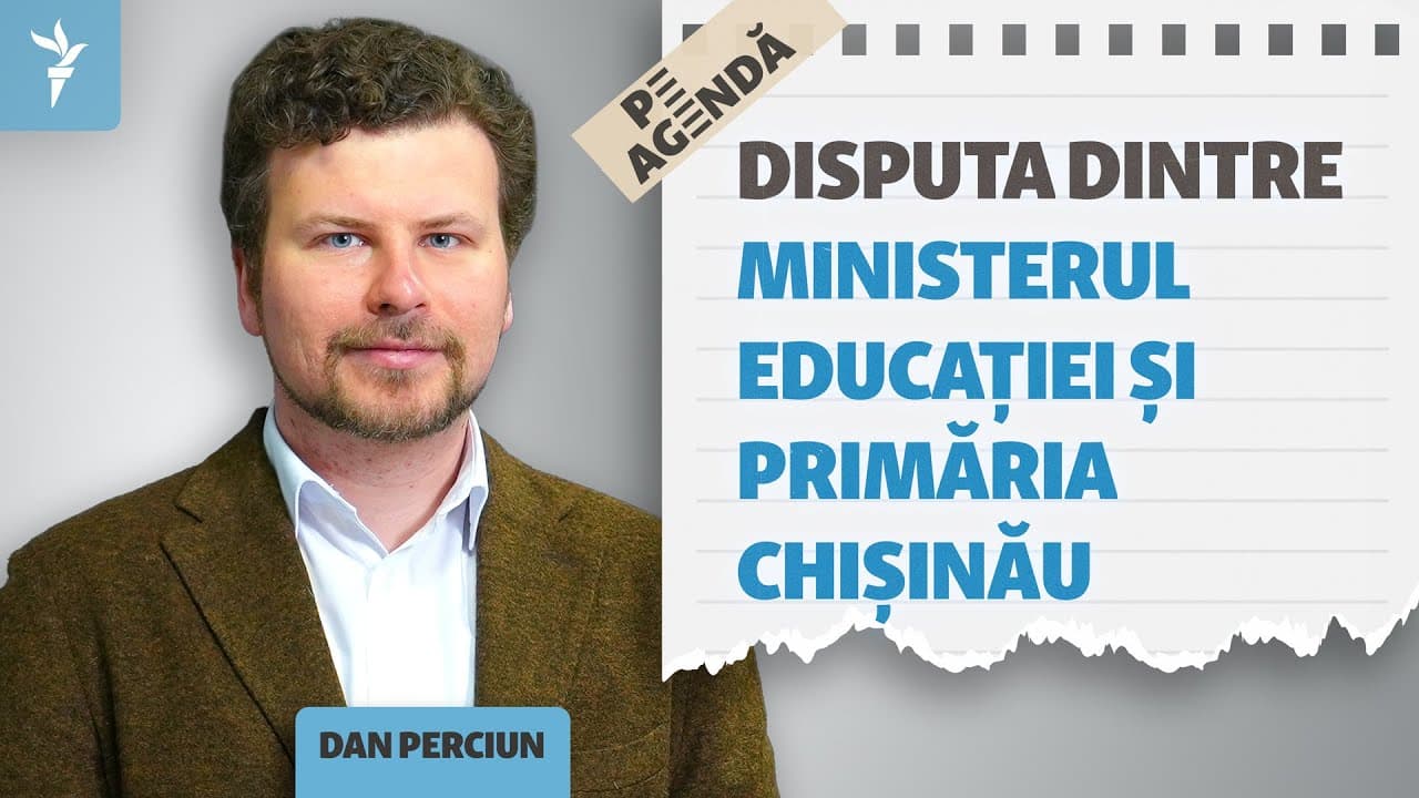 Dan Perciun: Unde vor fi cele 35 de școli model pe care le vrea Ministerul Educației [VIDEO]