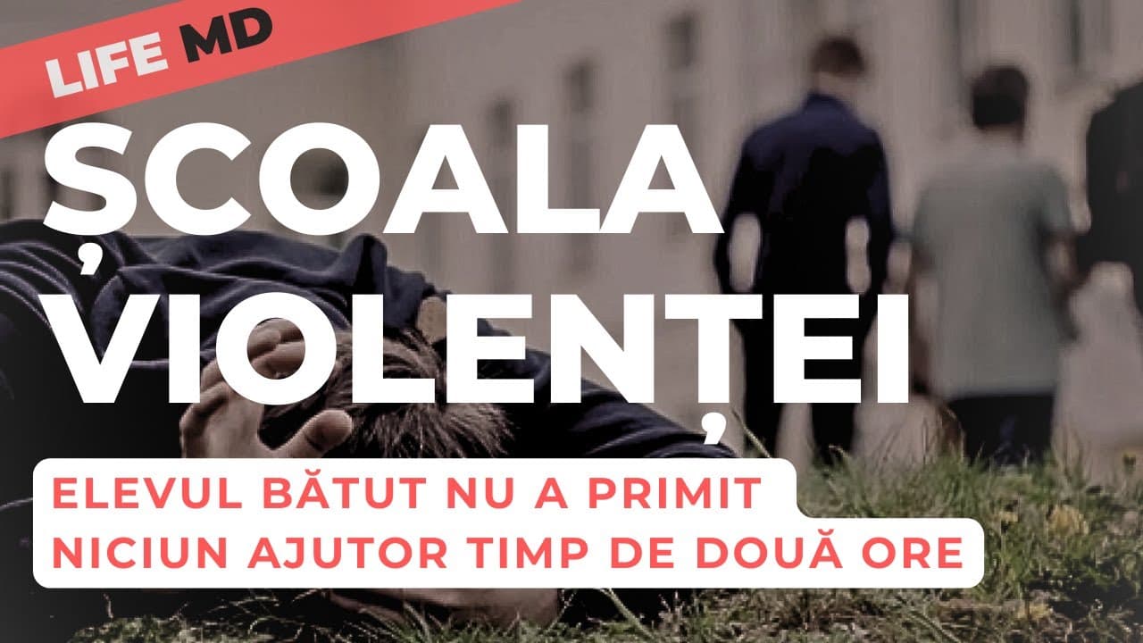 Un elev din Telenești, spitalizat după o bătaie la școală [VIDEO]