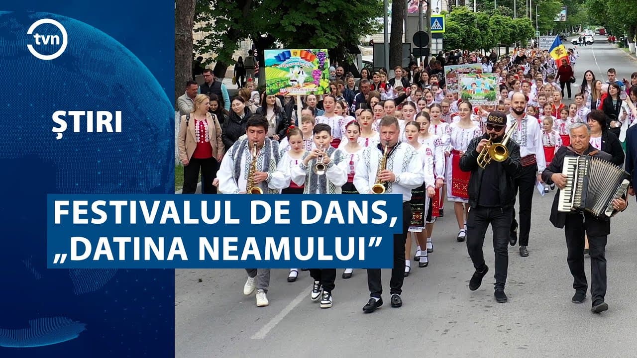 Prima ediție a festivalului de dans Datina Neamului, organizată la Edineț [VIDEO]