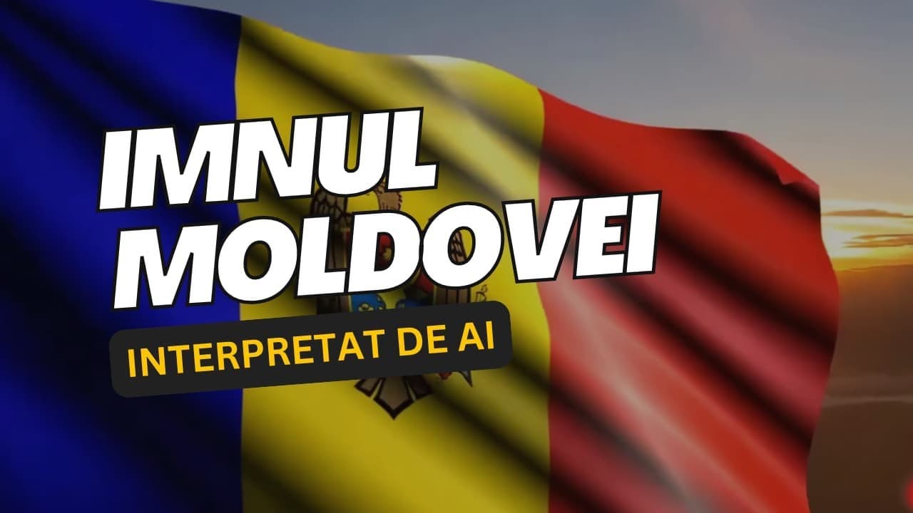 [VIDEO] Imnul Republicii Moldova, Interpretat de Inteligența Artificială. Află cum sună