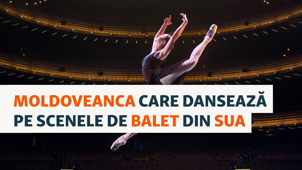 Balerina din Moldova care a cucerit scenele din SUA [VIDEO]