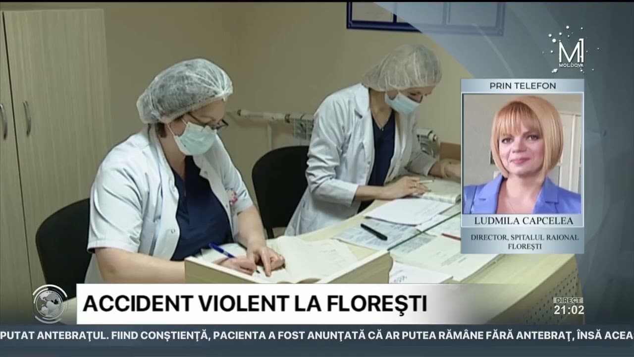 Accidentul de la Florești: Șapte persoane rămân internate în spital [VIDEO]