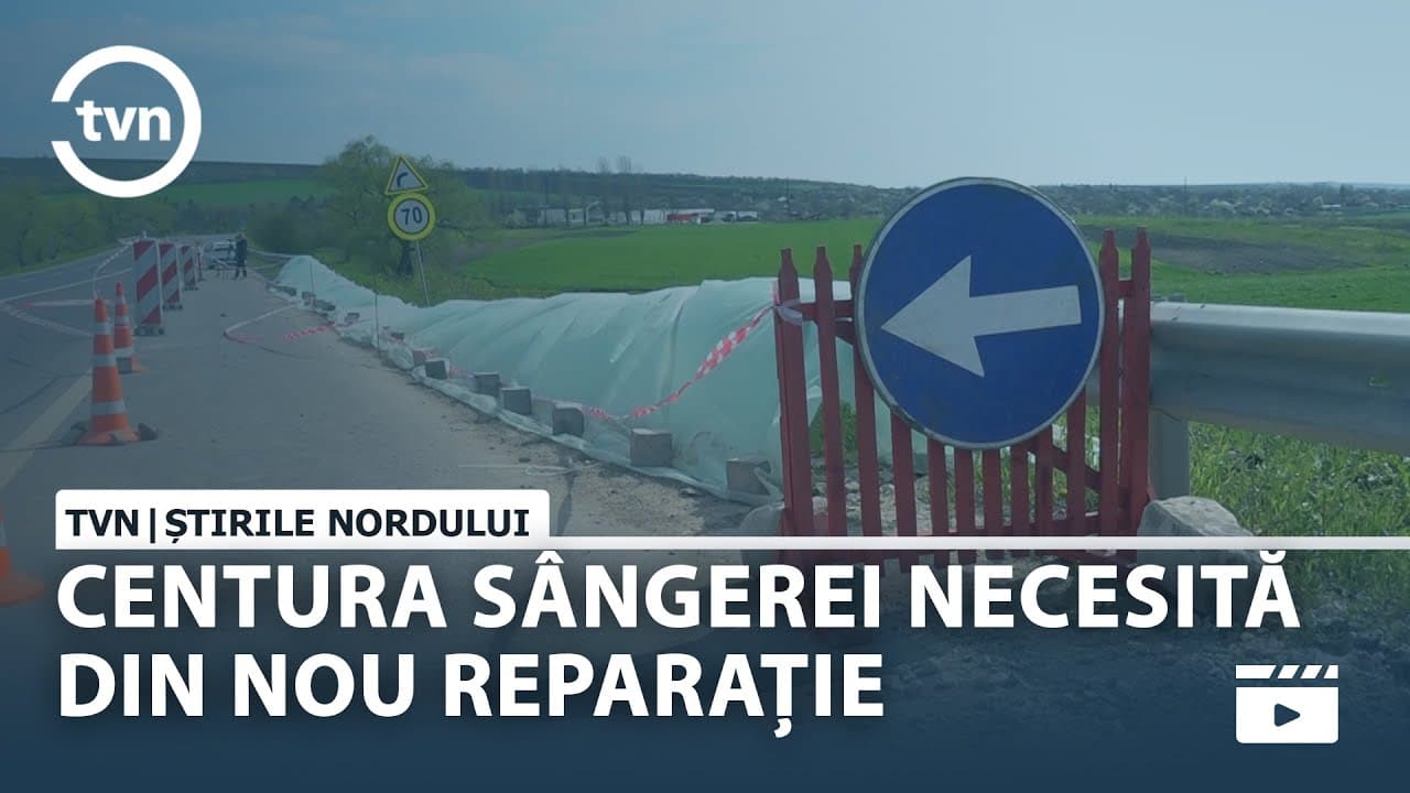 Centura Sângerei, dată în exploatare în 2022, necesită din nou reparație