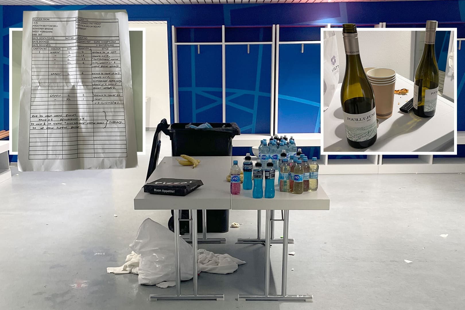 ȘOC la EURO 2024: În cabina lui Southgate au fost găsite sticle de vin, iar în vestiarul Angliei – bere