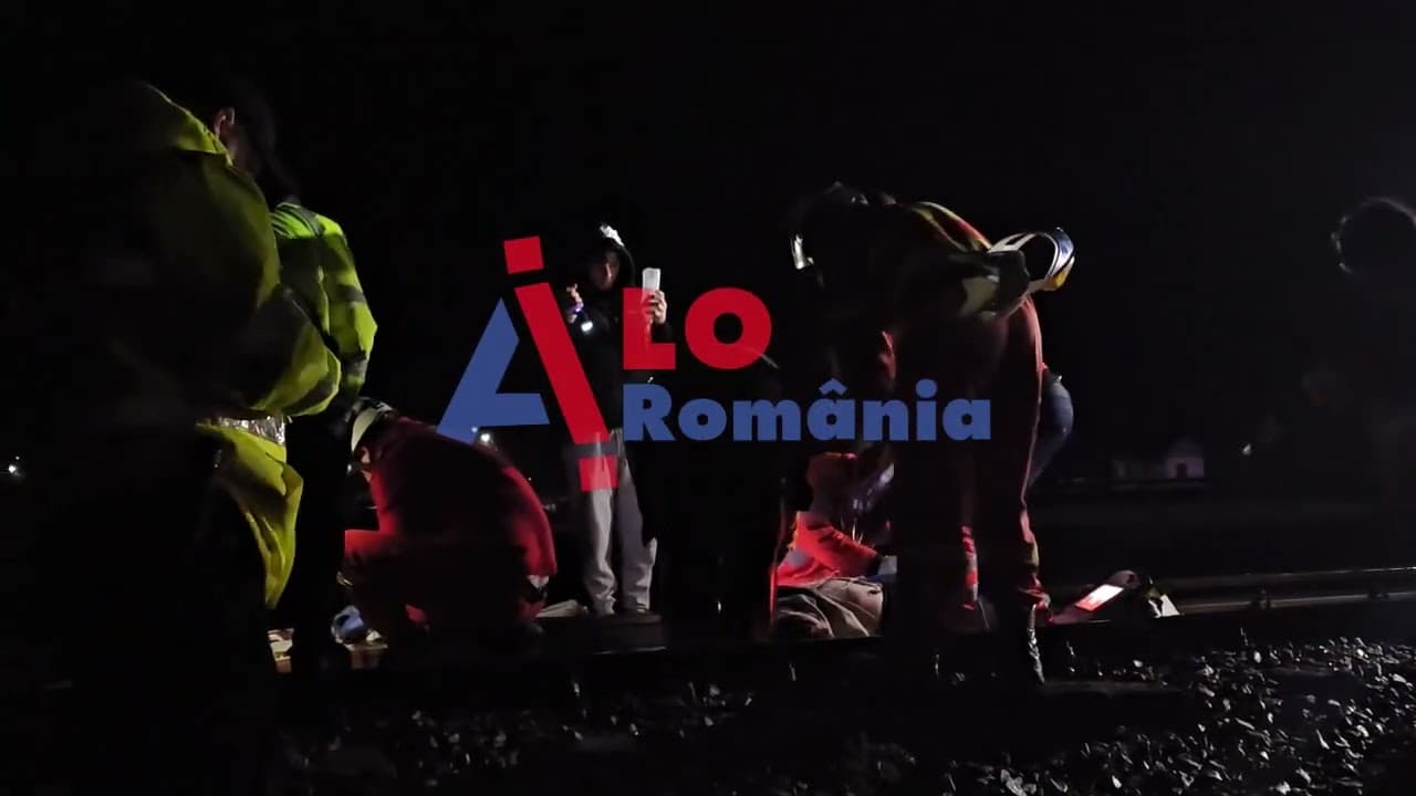 Accident feroviar la Iași: O moldoveancă decedată și doi bărbați răniți grav (VIDEO)
