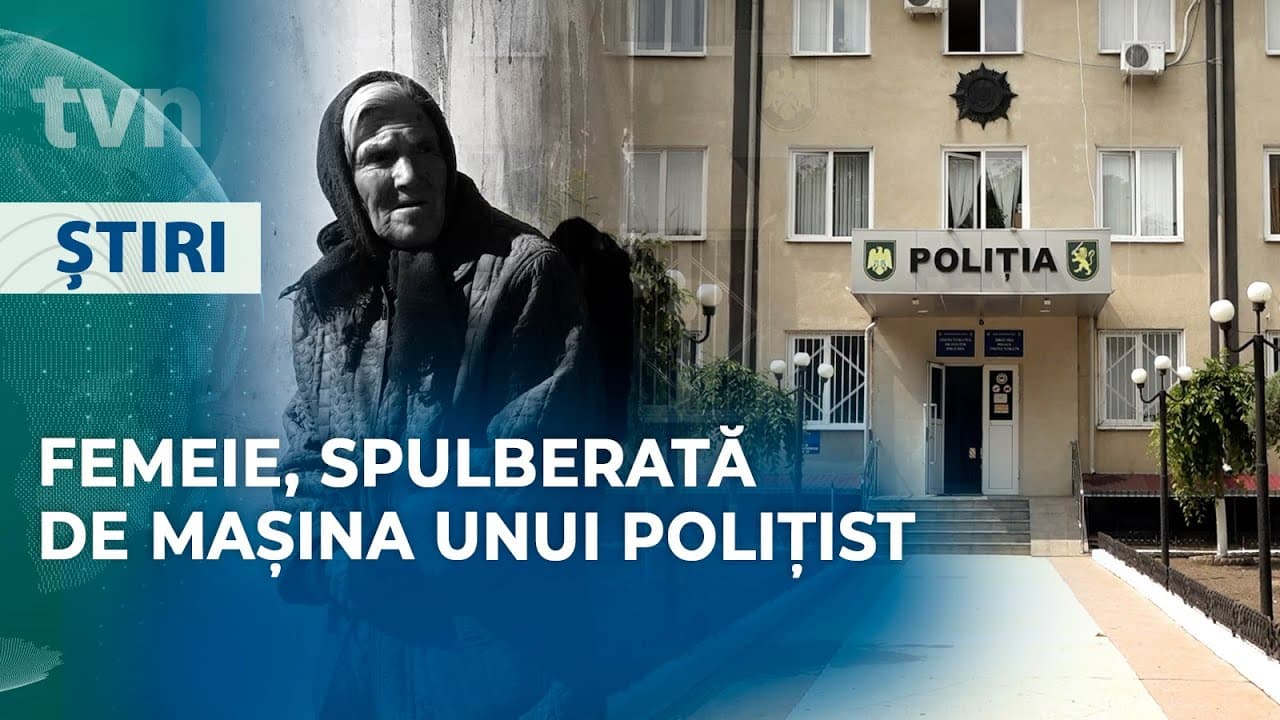 Tragedie la Drochia: O femeie, spulberată de mașina unui polițist (VIDEO)