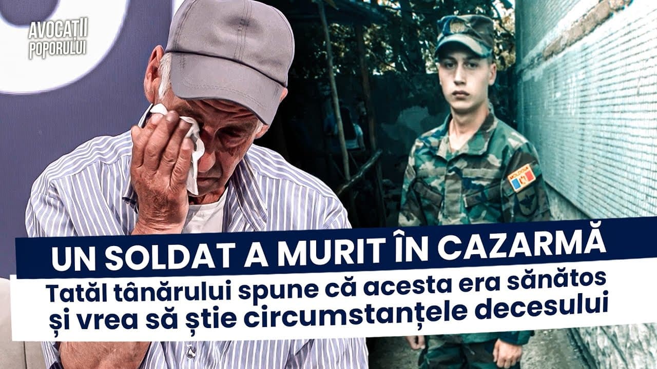 Povestea sfâșietoare a unui tată din raionul Nisporeni: Fiul său a murit subit în cazarmă (VIDEO)