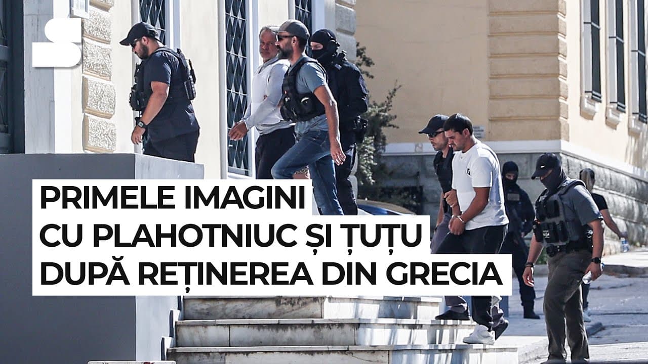 Primele imagini cu Plahotniuc și Țuțu încătușați în Grecia! (VIDEO)