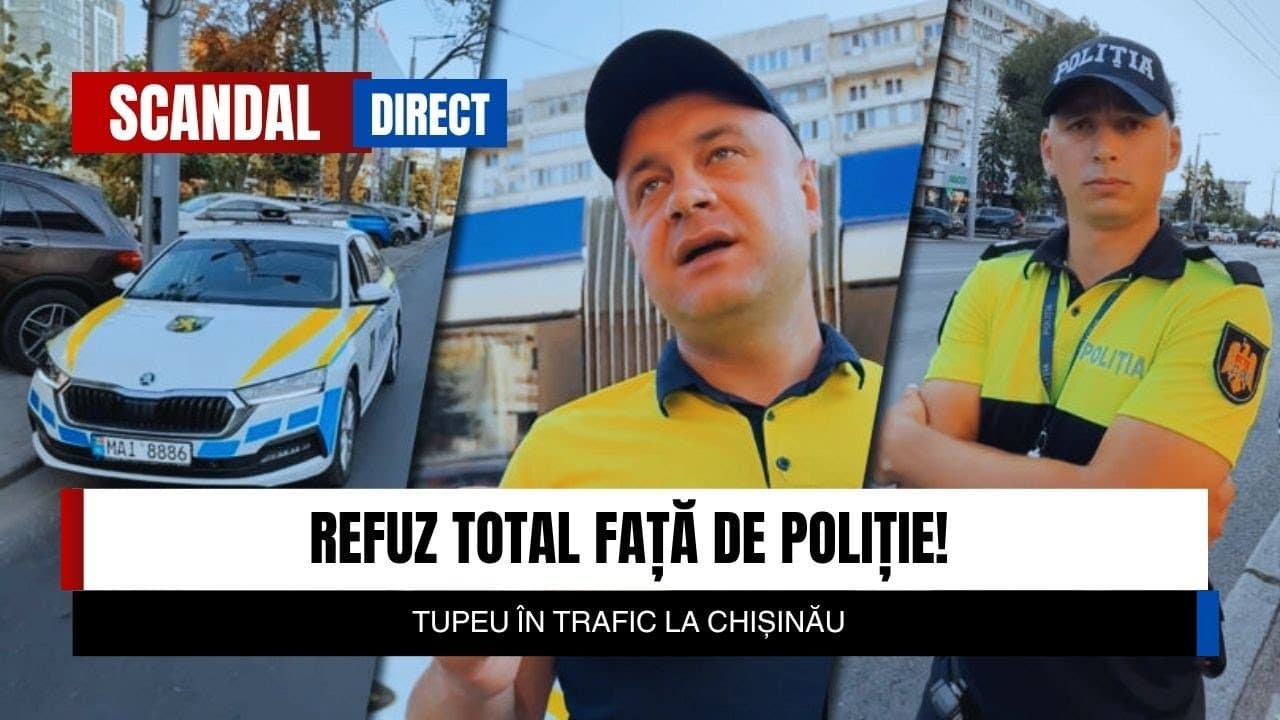Tupeu în Trafic: Cum vorbește un ucrainean cu polițiștii din Moldova (VIDEO)