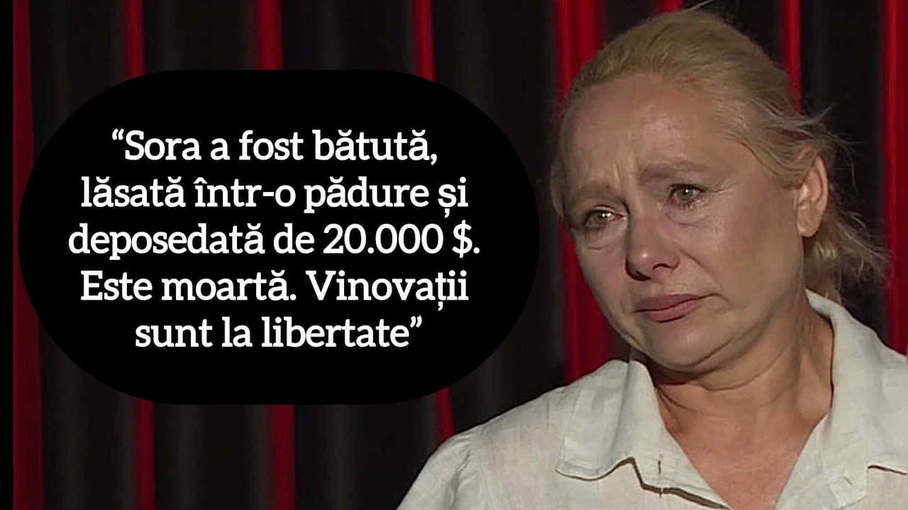 O femeie din Nisporeni, bătută și jefuită de 20.000 $. Sora rupe tăcerea după incident