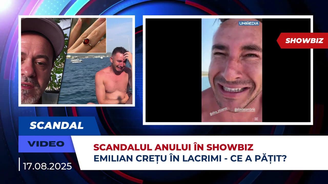 Scandal: Alina Stoianov și Slava Sambriș s-au logodit. Reacția lui Emilian Crețu (VIDEO)