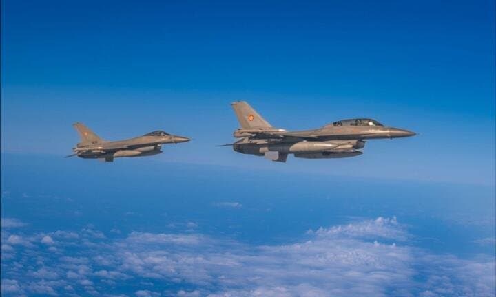 Drone doborâte în România: două F-16 le-au interceptat la Marea Neagră (FOTO)