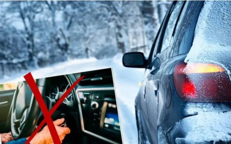 Nu mai încălzi motorul mașinii iarna